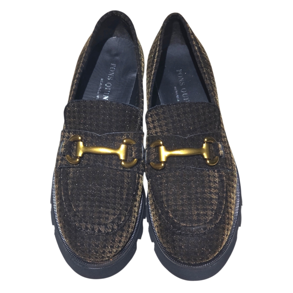 NEW Pons Quintana Menorca Woven Horsebit Loafers 65 BRONZE EU 40 Made Spain - Picture 5 of 11
